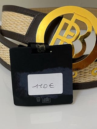 Cintura Babylon 95cm Marrone/Oro