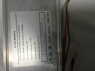 Batería Li-ion 36V 12.8Ah para patinete eléctrico