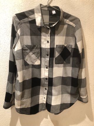 Camisa de cuadros Divided Talla S