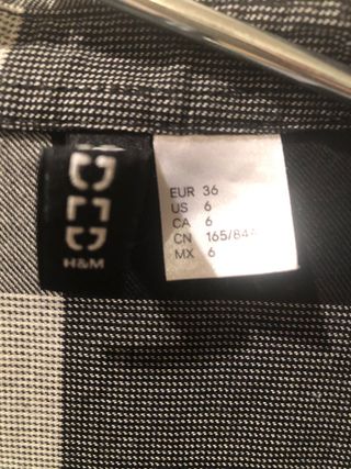 Camisa de cuadros Divided Talla S