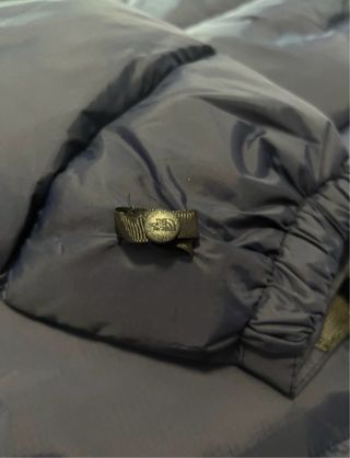 Cazadora The North Face Negra y Azul Marino