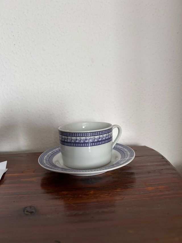 Set di 6 tazze da caffè in porcellana