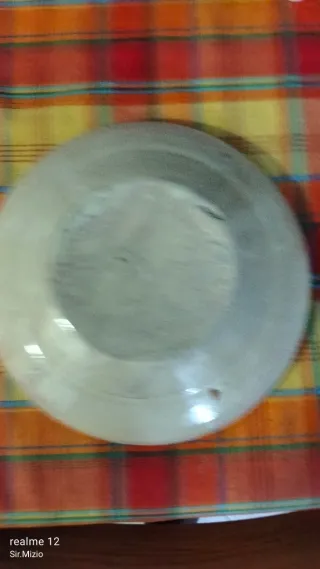 Servizio piatti ceramica Grottaglie decoro blu