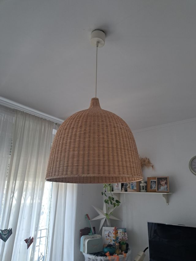 Lámpara de techo ratán Ikea