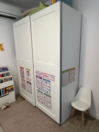 PAX IKEA Armadio bianco con ante scorrevoli