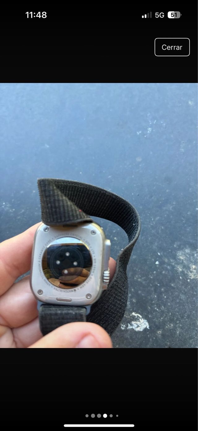 Apple Watch Ultra 1 Negro/Plata