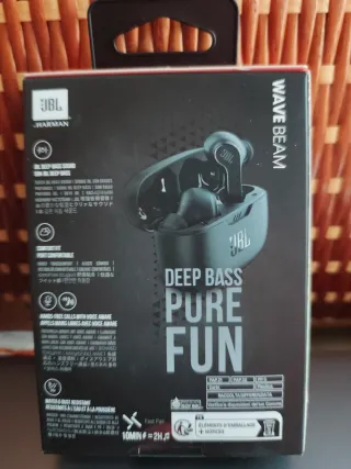 Auriculares JBL Wave Beam Negros