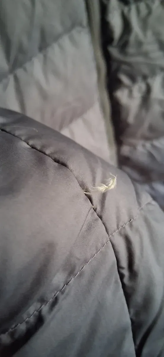 Abrigo The North Face Talla L Mujer Gris de plumas