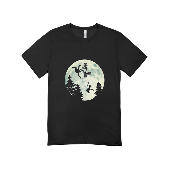 T-shirt nera E.T. Moon Ride