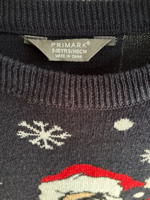 Jersey Navidad Papá Noel Talla 9-10 años