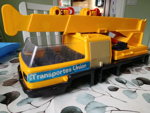 Grúa Camión Transportes Union Playmobil