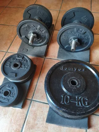 Máquina Multifunción + Banco + Mancuernas