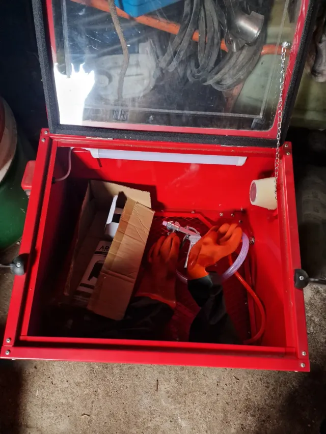 Chorreadora de arena nueva