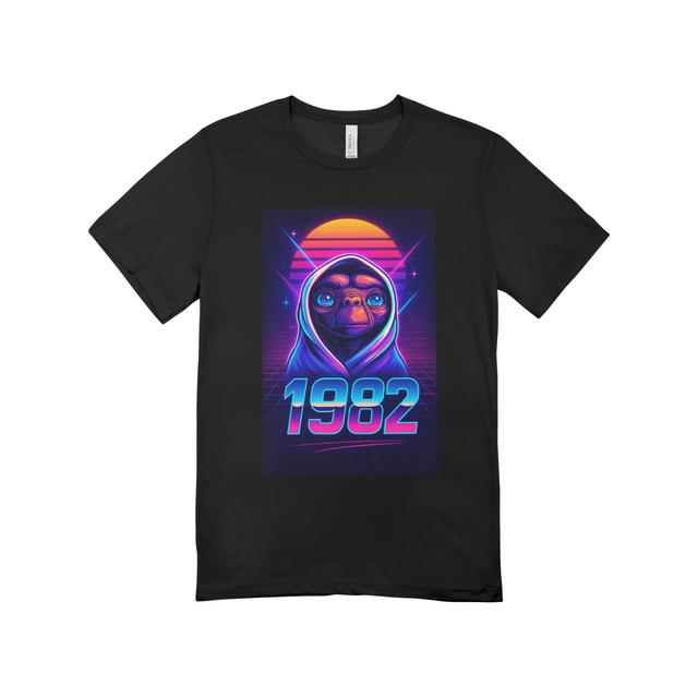 Maglietta 1982 - E.T. Retro Neon