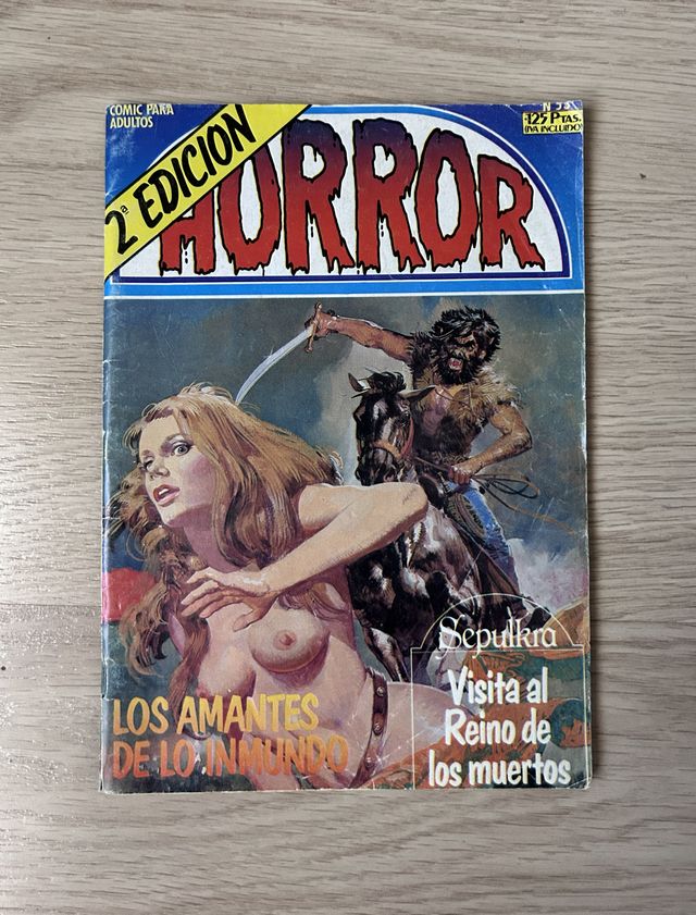 Comic para adultos Horror años 70-80