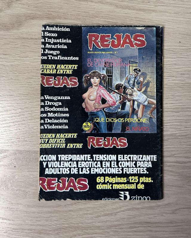 Comic para adultos Horror años 70-80