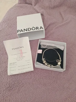 Pulsera Pandora Plata sin charms