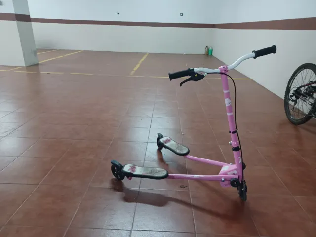 Patinete rosa 3 ruedas