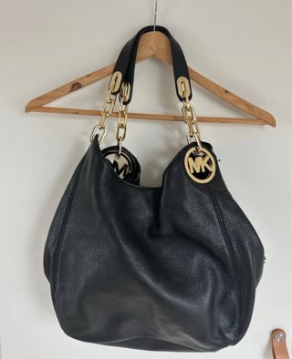 Bolso Piel Michael Kors Negro Auténtico