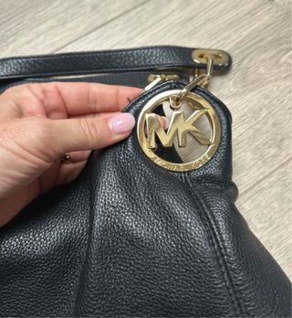 Bolso Piel Michael Kors Negro Auténtico