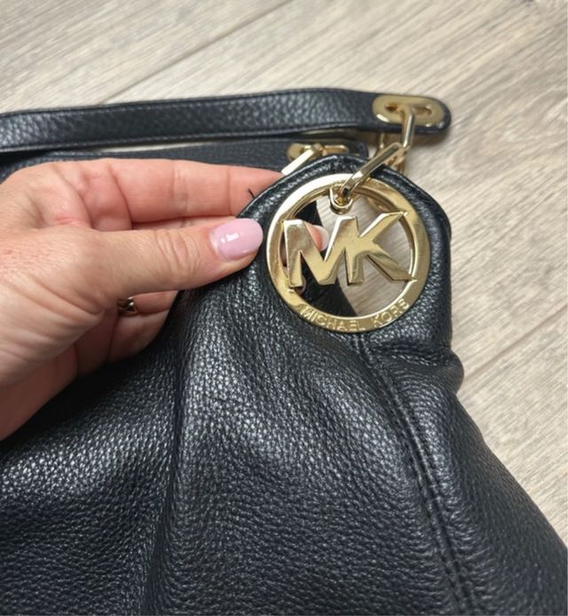 Bolso Piel Michael Kors Negro Auténtico