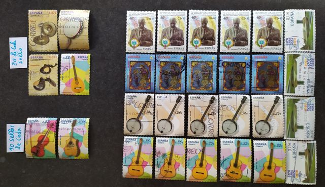 Lote 4.400 Sellos Usados España Euros