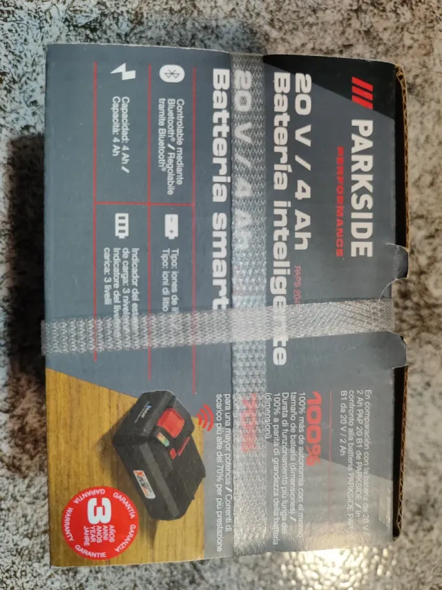 Batería Parkside 20V 4Ah Inteligente NUEVA