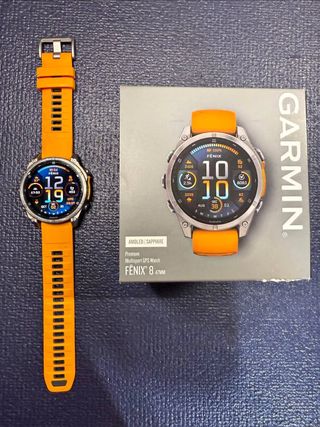 Garmin Fenix 8 Sapphire AMOLED 47mm Naranja