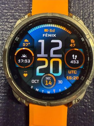 Garmin Fenix 8 Sapphire AMOLED 47mm Naranja