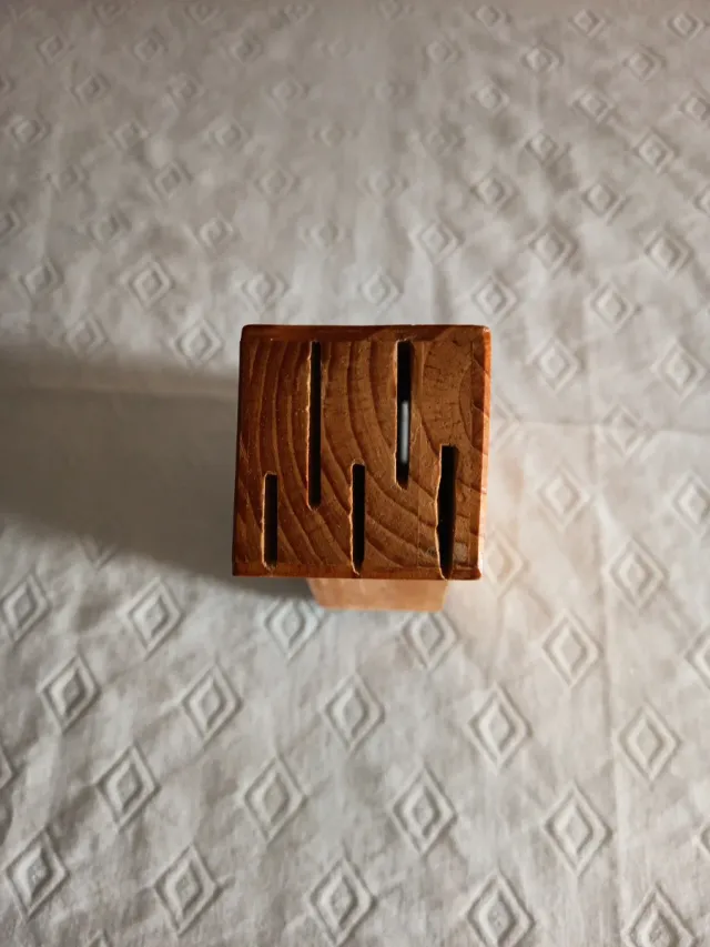 Cuchillero de madera para 5 cuchillos