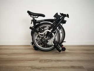 Brompton H6R Negra y Plateada - 6 Velocidades