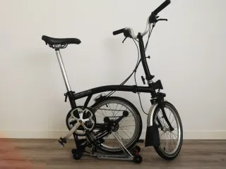 Brompton H6R Negra y Plateada - 6 Velocidades