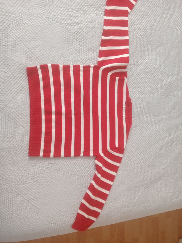 Jersey niño rayas rojas y azules