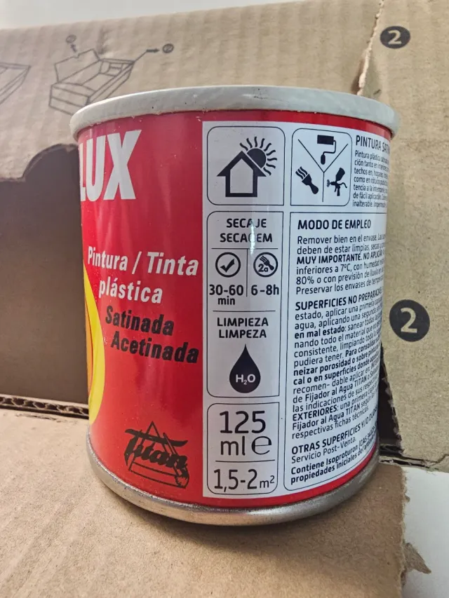 Pintura Plástica Satinada Violeta HIDRALUX.