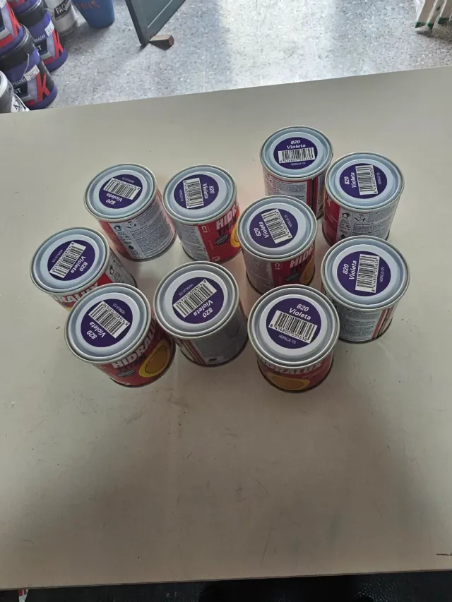 Pintura Plástica Satinada Violeta HIDRALUX.