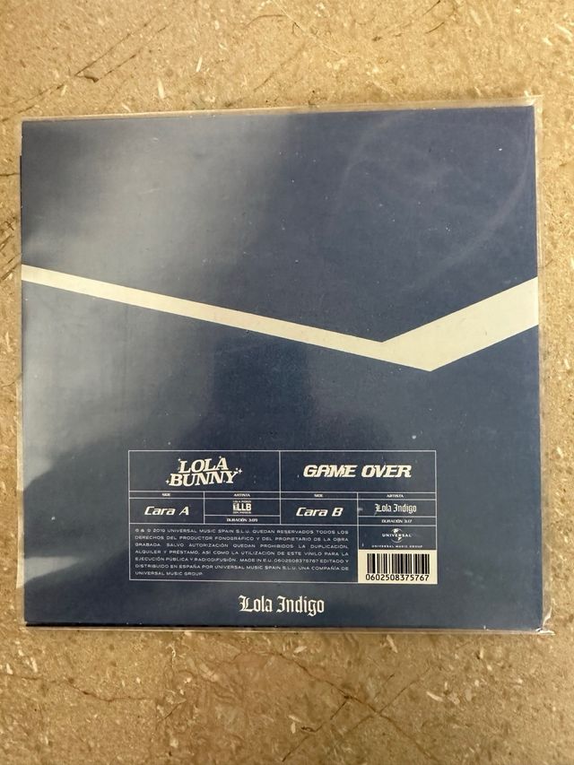 Vinilo Lola Indigo Lola Bunny 7 Game Over