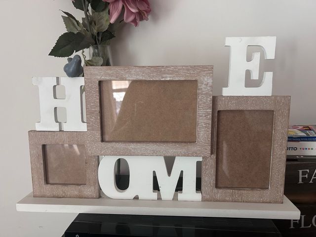 Marco de fotos HOME madera