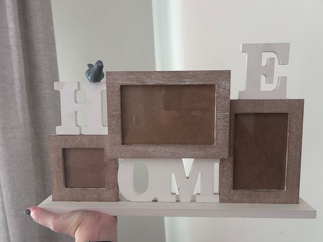 Marco de fotos HOME madera