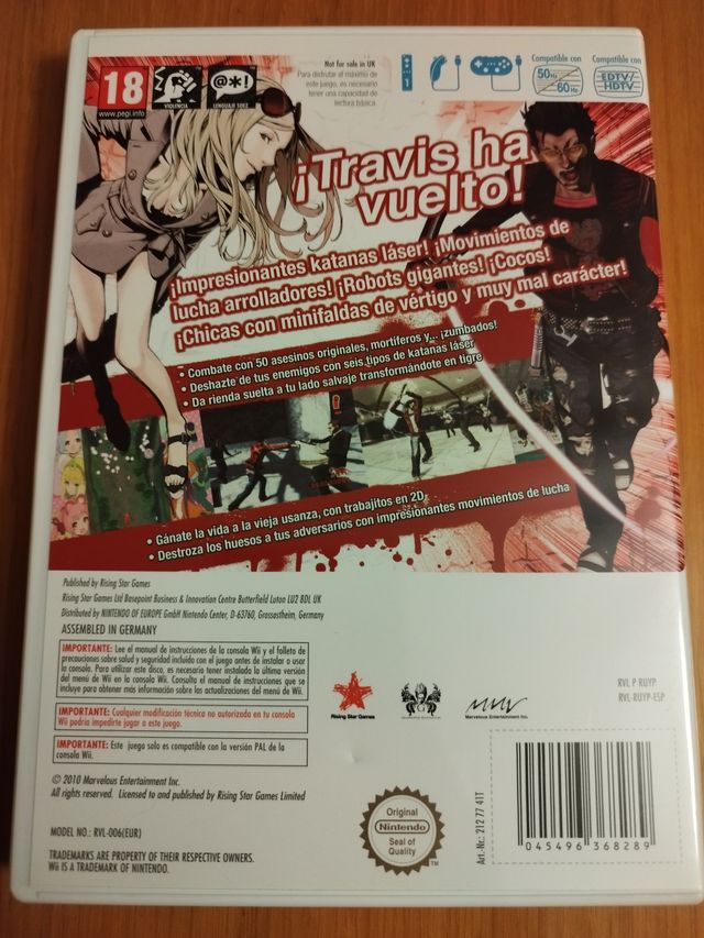 No More Heroes 2 Desperate Struggle - Nintendo Wii