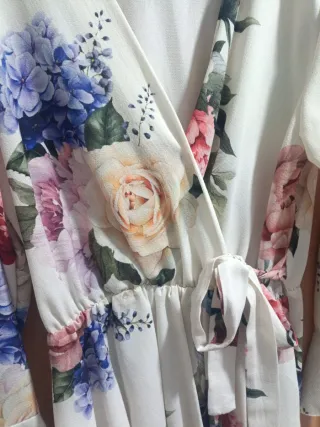 Blusa floral manga larga