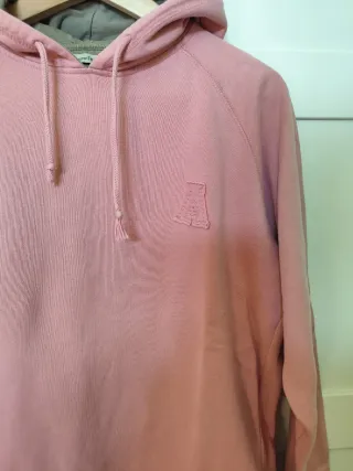 Sudadera rosa con capucha Talla M