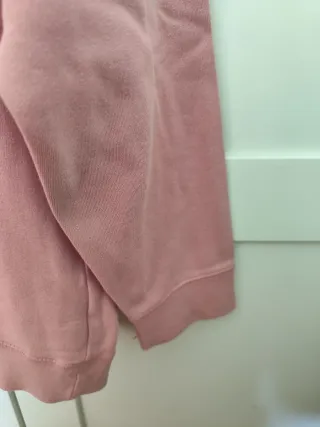 Sudadera rosa con capucha Talla M