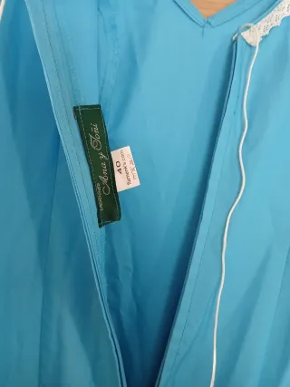 Traje de flamenca azul