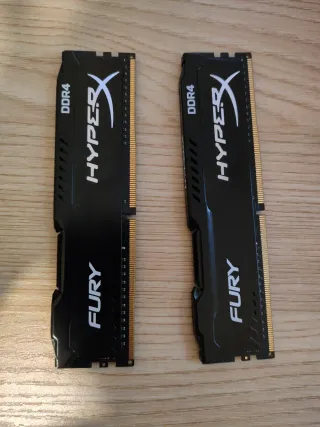 2x4GB DDR4 HyperX Fury 2666MT/s CL15 RAM