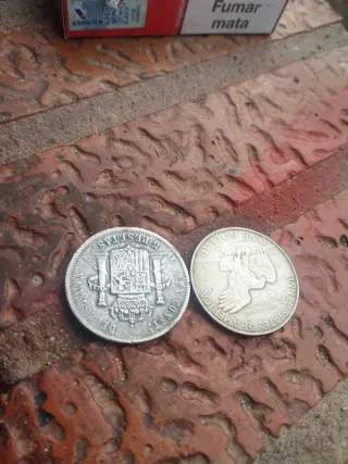 Monete antiche Spagna e USA
