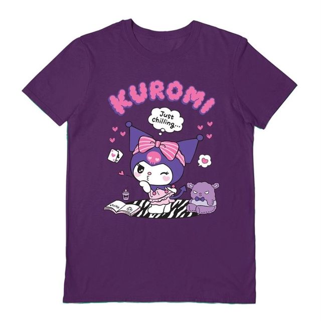 T-shirt Kuromi Sanrio Viola