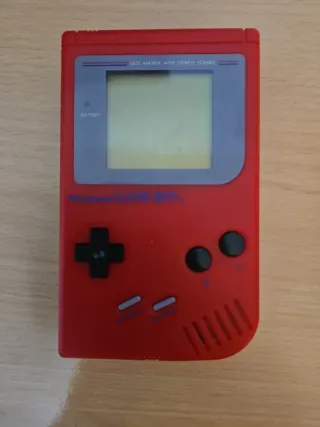 Nintendo Game Boy carcasa roja