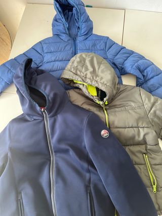 3 Giacconi invernali bambino 10-11 anni