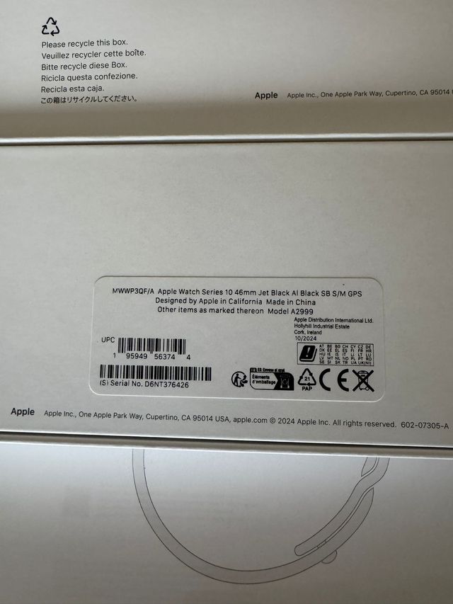 Apple Watch 10 46mm Nuevo