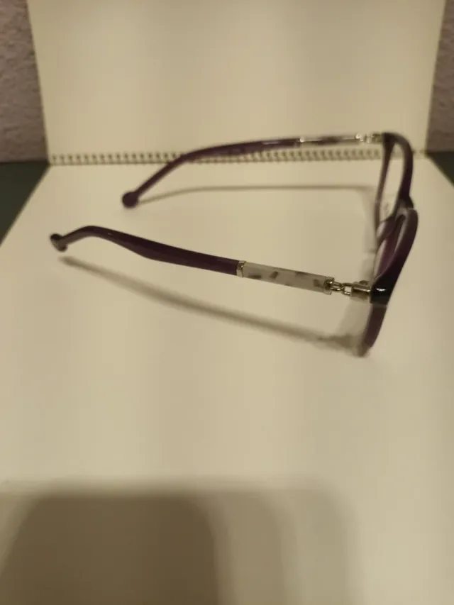 Montura gafas mujer El Caballo morado Cal.54x16